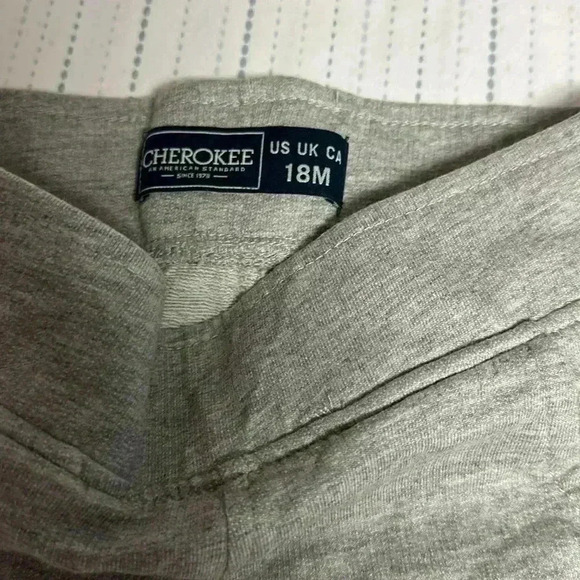 Cherokee - NWT - straight leg joggers/sweatpants. Size 18 months - Picture 2 of 3